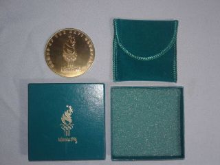 1996 Summer Olympics Atlanta Participation Medal Collectible w/ box 8