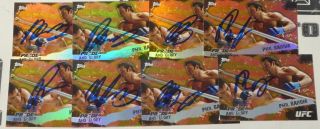 Phil Baroni Signed UFC 2010 Topps Pride & Glory Card PG - 9 Autograph FC Bushido 2