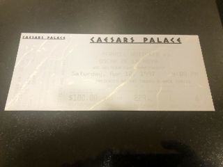 Oscar De La Hoya Vs Pernell Whitaker Boxing Ticket (1997) Caesars Palace,  Lv