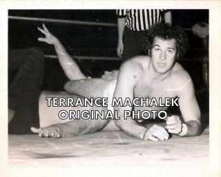 Vintage Wrestling Photo (4 X 5) Greg Gagne 072 Wwe Awa