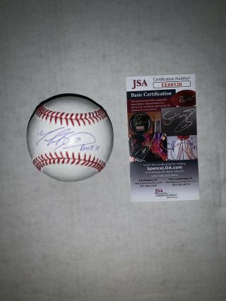 Mookie Betts Signed Baseball With Inscription Jsa Certification