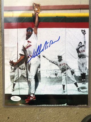 Willie Mcgee 8x10 Autographed Signed Photo Jsa Authentic