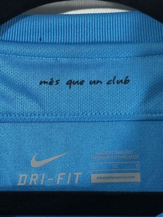 2015 Nike Dri Fit Authentic FC Barcelona Match Jersey Shirt Men’s L Large 7