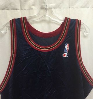 Vintage LaPhonso Ellis 20 Denver Nuggets Champion NBA Jersey Size 48 2