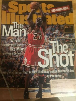 Sports Illustrated June 22,  1998 - Michael Jordan