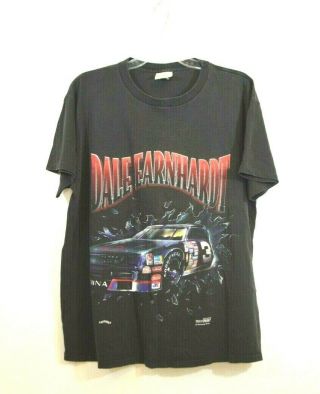 Vintage Dale Earnhardt 3 Nutmeg T Shirt Nascar Auto Racing Shirt Xl Black (45