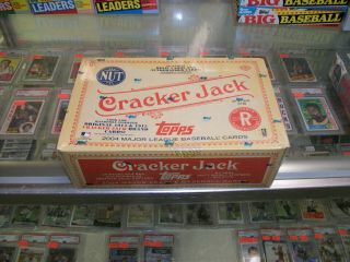 (1) Factory 2004 Topps Cracker Jack Baseball Hobby Box