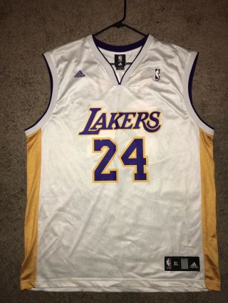24 Kobe Bryant Los Angeles Lakers Mens Mesh Jersey Adidas Xl
