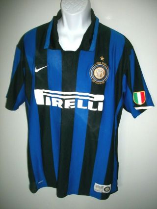 Mens Nike Inter Milan 100 Years Anniversary 1908 - 2008 Football Soccer Jersey Xxl