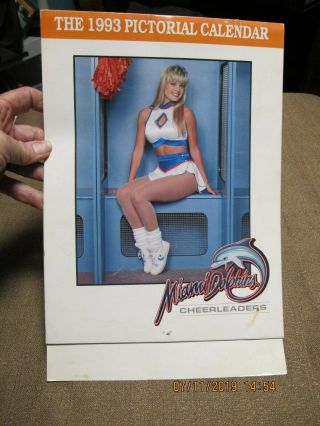 1993 Pictorial Calendar Miami Dolphins Cheerleaders