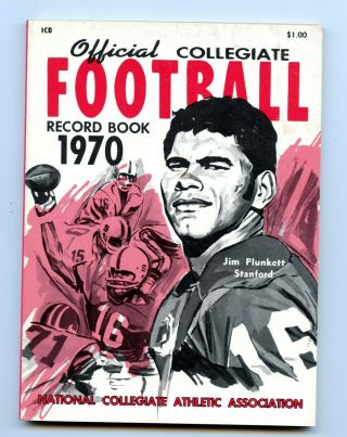 1970 Official Collegiate Football Record Book,  Jim Plunkett Stanford