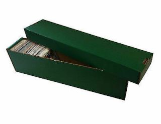 50 - 800ct 2pc Cardboard Vertical Baseball Trading Card Storage Boxes 802 Green