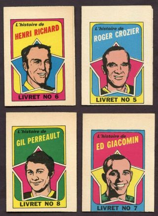 1971 - 72 OPC O PEE CHEE Booklets FRENCH Set of 24 RARE CREASE 2