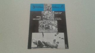 1967 San Diego Chargers Vs.  Boston Patriots Game Day Afl Football Program