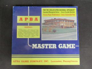 1987 Apba Baseball Master Game W/ Teams,  Rule Book Ty800