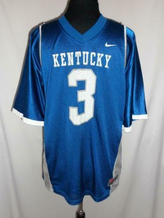 Kentucky Wildcats Football Jersey Youth Xl Adult Small Blue Nike 3
