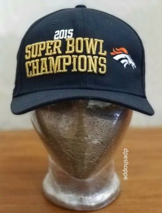 Nfl Denver Broncos Football Bowl 50 Champions Cap Hat Strapback Nike 1size