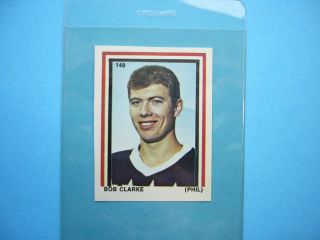 1970/71 Eddie Sargent Nhl Hockey Stamp Sticker Card 149 Bobby Clarke Rookie