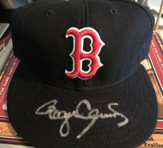 Red Sox Roger Clemens Autographed Hat With