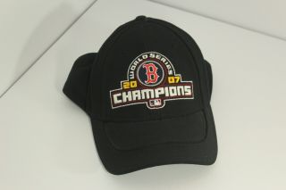 Boston Red Sox 2007 World Series Champions Official Locker Room Hat Cap Era
