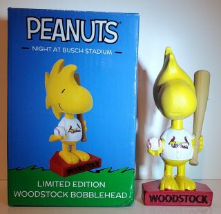 St Louis Cardinals Woodstock Bobblehead Peanuts Theme Night 7/15/19 Nib