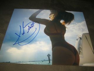 Kayla Braxton Raw Smackdown Wwe Nxt Signed Autographed 8x10 Photo