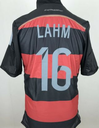 Germany Philipp Lahm 2014 Away Football Shirt Men 
