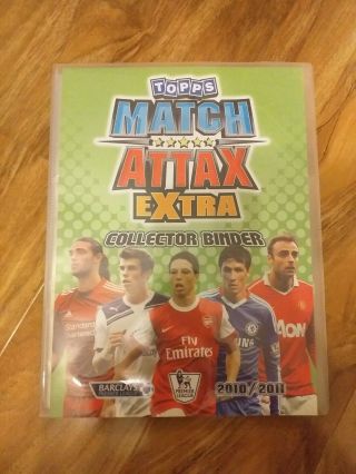 Topps Football Match Attax Extra Collector Binder And Cards 2010/2011 2