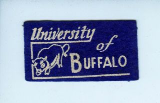1940s - 1950 Univ.  Of Buffalo American Nut Chocolate College Football Mini Pennant