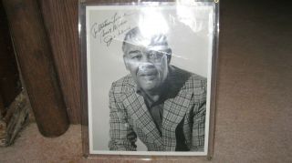 Joe Louis Signed Picture From 1973