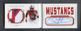 2018 National Treasures Booklet Courtland Sutton Rpa Rc Rookie Patch Auto 38/50