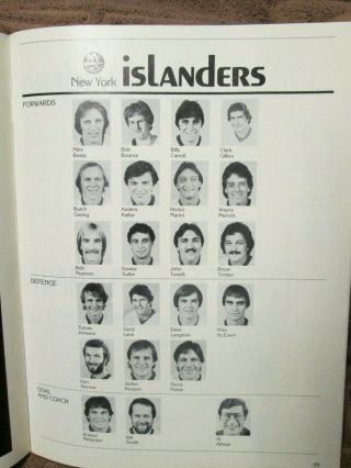 1982 VANCOUVER CANUCKS VS NY ISLANDERS STANLEY CUP FINAL GAME 4 PROGRAM - May 16 3