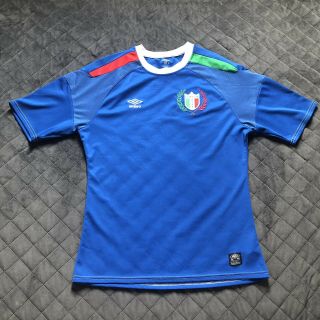 Italy Italia Football Soccer Futbol National Team Jersey Shirt Umbro Mens Medium