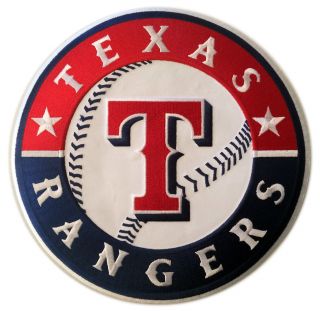 Texas Rangers Mlb Baseball Large 9 " Team Logo Patch