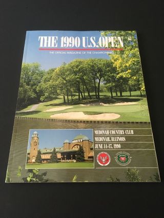 1990 Us Open Golf Program