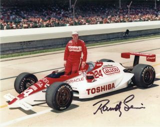 Randy Lewis Autographed 1988 Indy 500 8x10 Photo