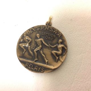 N.  Y.  S.  P.  H.  S.  A.  A.  Section One Relays Medal