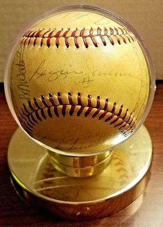 Autograph ? 1979 ? York Yankees Team Signed Baseball Reggie Jackson Gossage