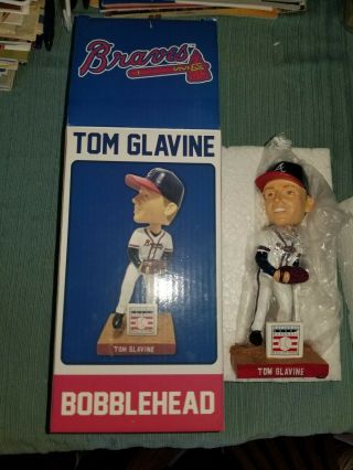 Tom Glavine Atlanta Braves Bobblehead Baseball Hall Of Fame Stadium Giveaway