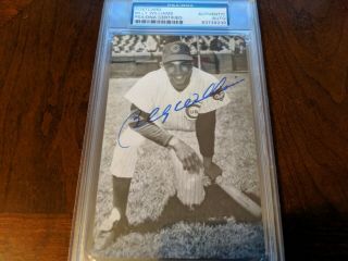 Billy Williams Signed Autographed Photo Postcard Psa Dna Hof