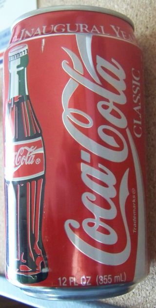 1995 Colorado Rockies Coors Field Inaugural Year Season Coca Cola can EMPTY Coke 5