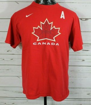 Nike Sidney Crosby Team Canada Red T - Shirt Medium Men 
