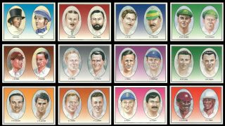 First Knock - Crickets Opening Pairs 1804 - 1956 Is A Set Of 12 Cards