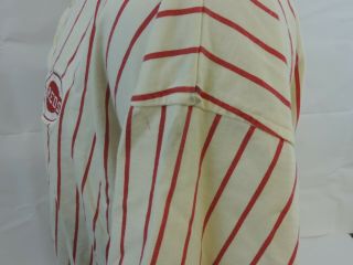 Vintage 80 ' S 90 ' S Cincinnati Reds MLB Baseball Shirt Jersey Men’s XL STRIPES 4