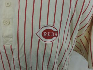 Vintage 80 ' S 90 ' S Cincinnati Reds MLB Baseball Shirt Jersey Men’s XL STRIPES 7