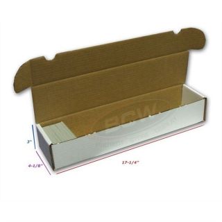 BCW Corrugated Cardboard 930 Count Baseball / Gaming / Trading Card Storage Box 2