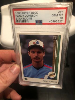 1989 Upper Deck Randy Johnson Rookie Psa 10 Gem