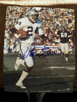 Willie Brown Signed 8x10 Photo Oakland Los Angeles Raiders Hof Autographed
