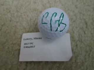 Shane Lowry Signed Brigestone Golf Ball