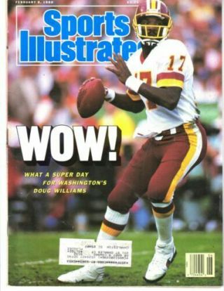 February 8,  1988 Doug Williams Washington Redskins Sports Illustrated
